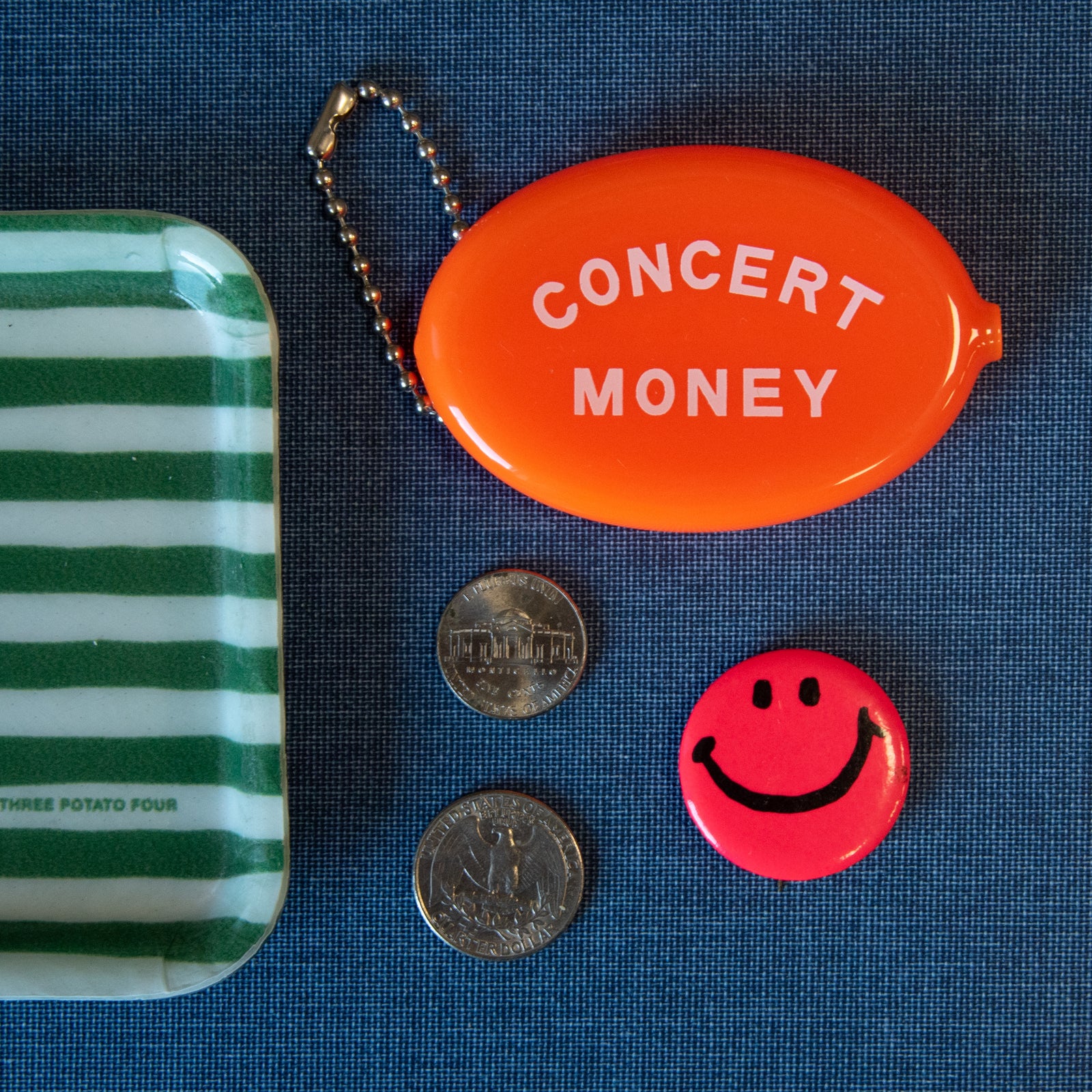 Coin Pouch - Concert Money (Neon) – THREE POTATO FOUR