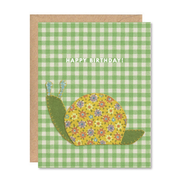 Greeting Card - Birthday Snail