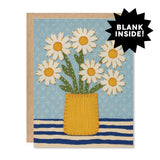 Greeting Card - Daisy Vase