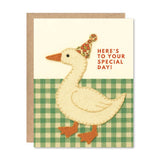 Greeting Card - Special Day Duck