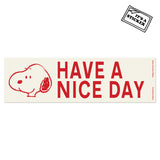 3P4 x Peanuts® - Snoopy Have A Nice Day Bumper Sticker (Red)