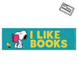 3P4 x Peanuts® - Snoopy I Like Books Bumper Sticker