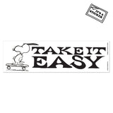 3P4 x Peanuts® - Snoopy Take It Easy Bumper Sticker