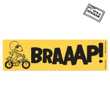 3P4 x Peanuts® - Snoopy Motorcycle Bumper Sticker
