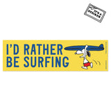 3P4 x Peanuts® - Snoopy Surfing Bumper Sticker