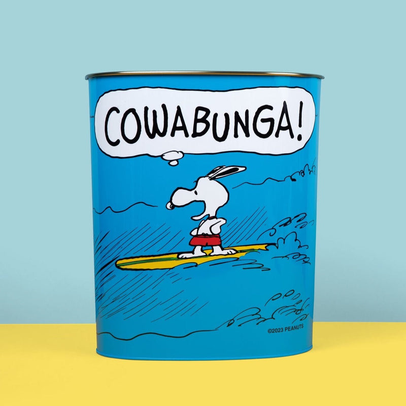 Peanuts® Collector's Classic: Limited Edition Snoopy Cowabunga Surf Trash Pail (Almost Perfect)