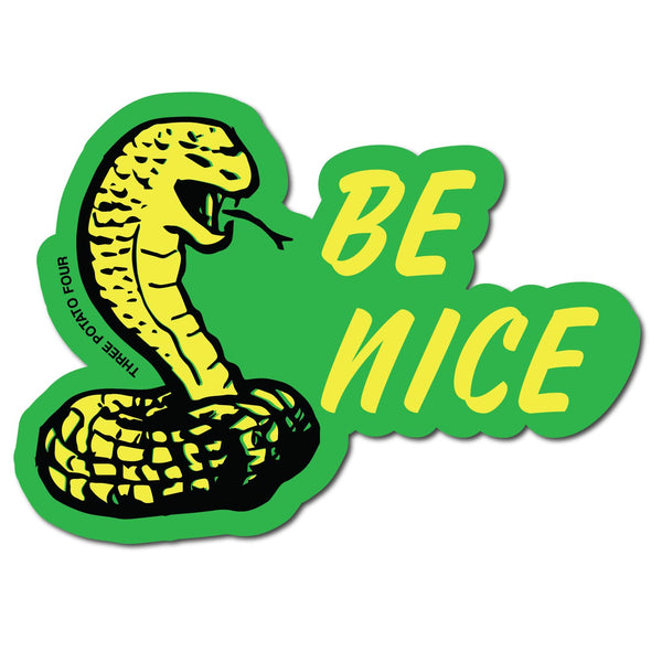 Sticker - Be Nice (Cobra)