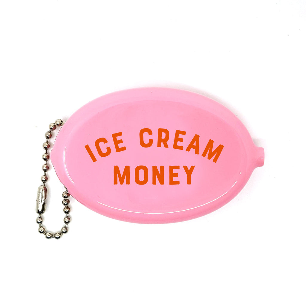 Pink Canvas Money/Card Pouch