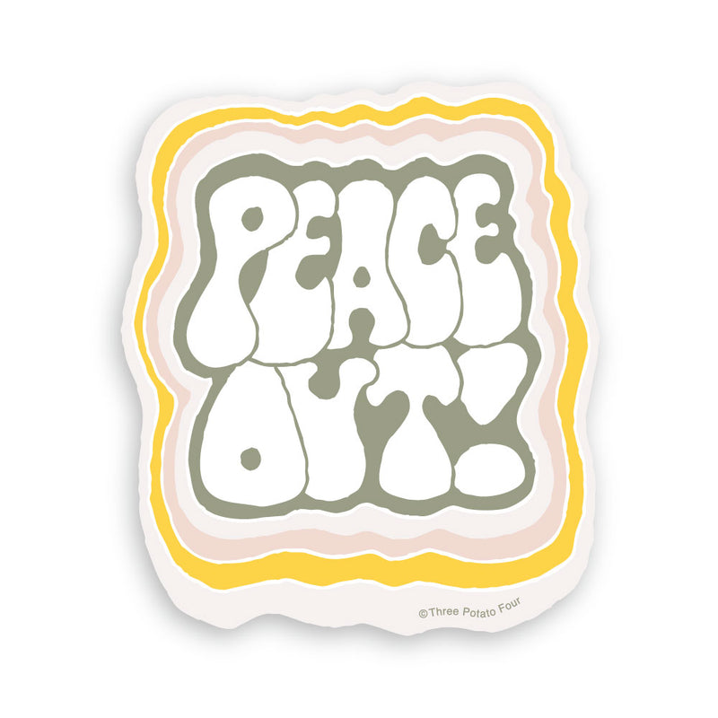 Sticker - Peace Out!
