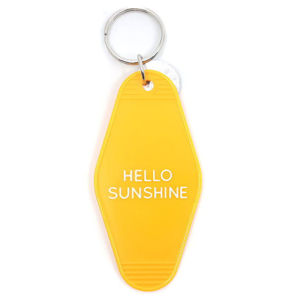 Big Classic Hotel Key Chain with text
