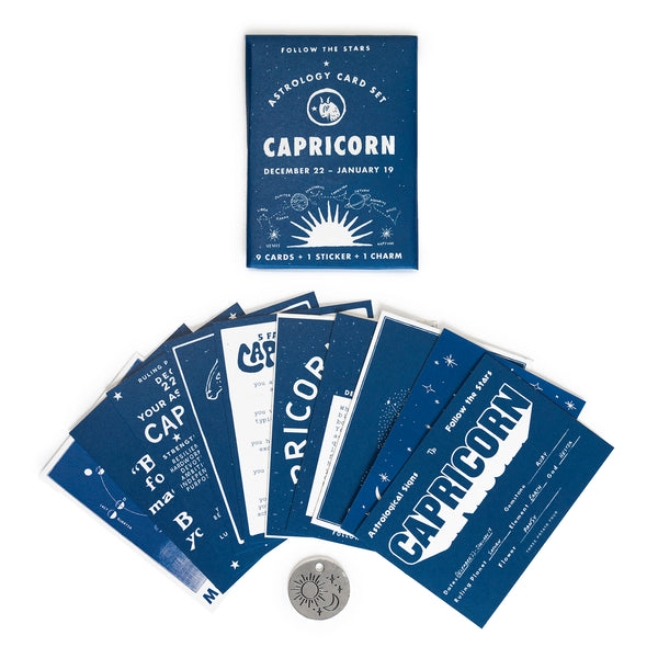 ASTROLOGY CARD SET - CAPRICORN (DEC 22 - JAN 19)