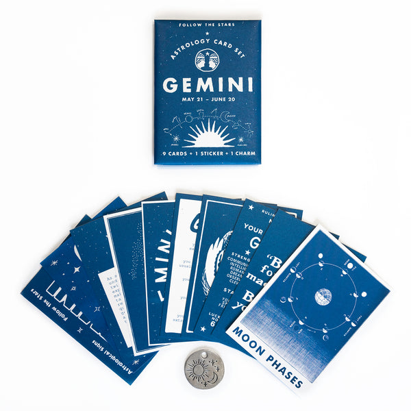 ASTROLOGY CARD SET - GEMINI (MAY 21 - JUNE 20)