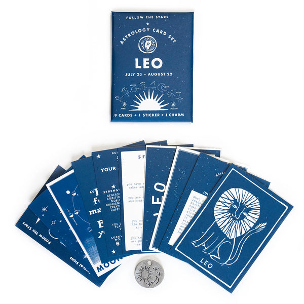 ASTROLOGY CARD SET - LEO (JULY 23 - AUG 22)