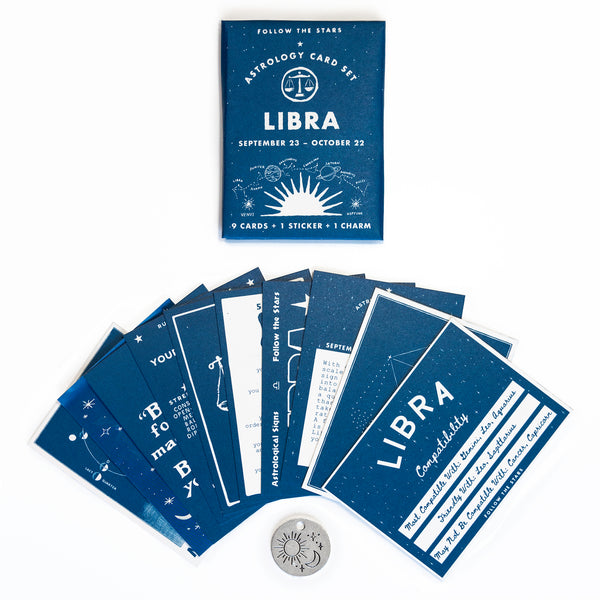 ASTROLOGY CARD SET - LIBRA (SEPT 23 - OCT 22)