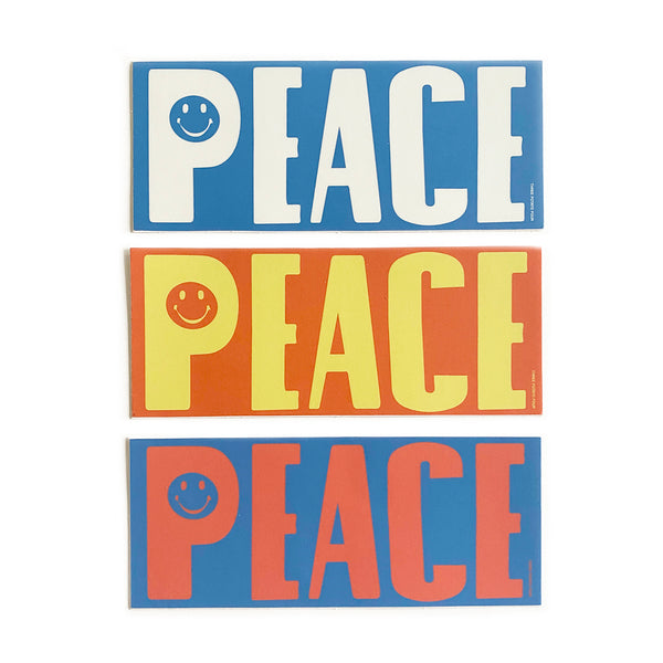Sticker - Peace (Red & Blue)