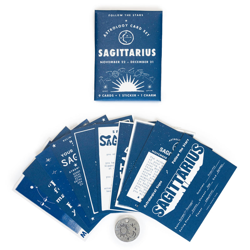 ASTROLOGY CARD SET - SAGITTARIUS (NOV 22 - DEC 21)