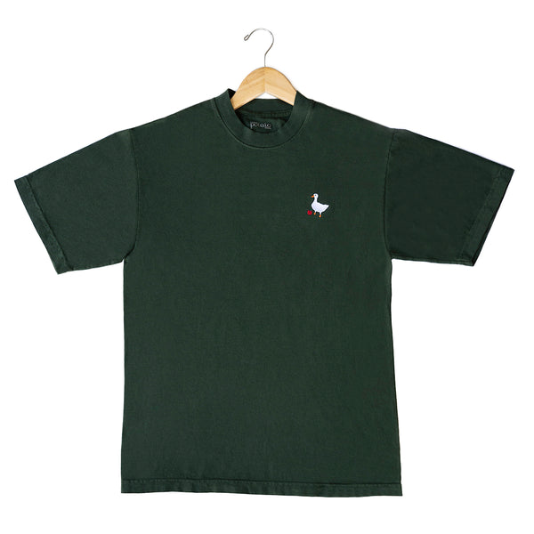 Goose + Apple Embroidered Tee