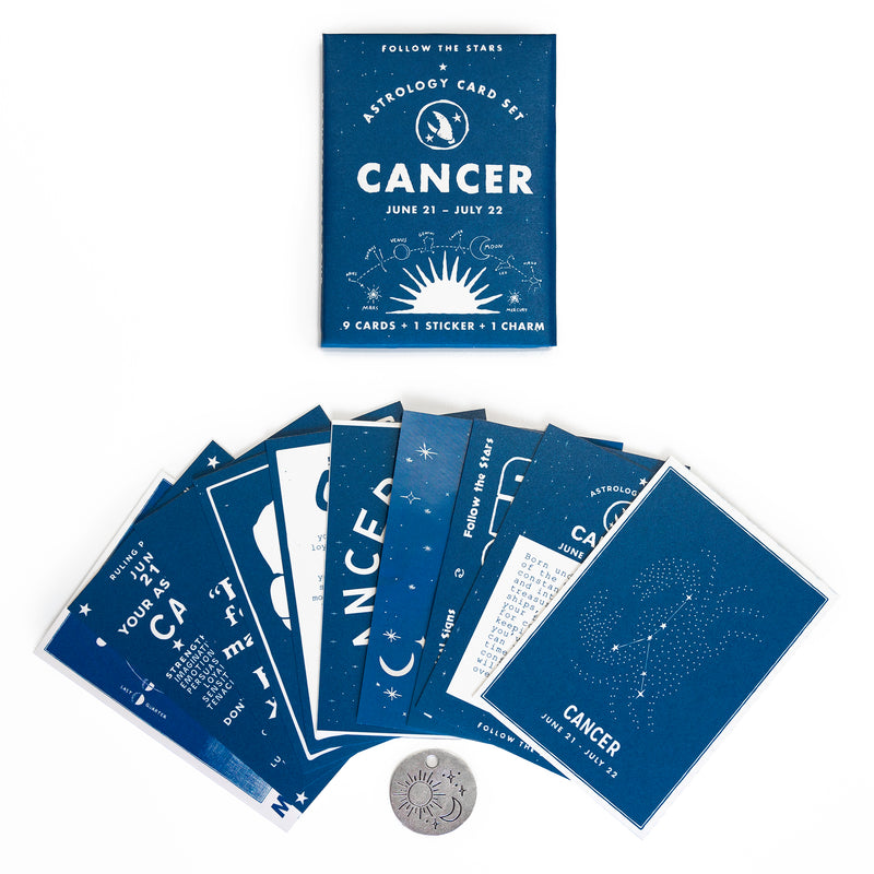 ASTROLOGY CARD SET - CANCER (JUNE 21 - JULY 22)