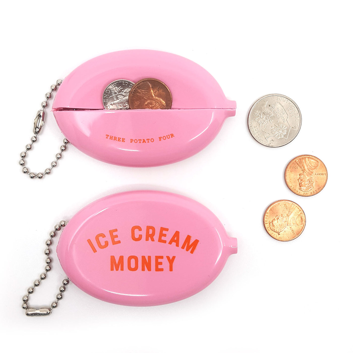 Coin Pouch Ice Cream Money THREE POTATO FOUR