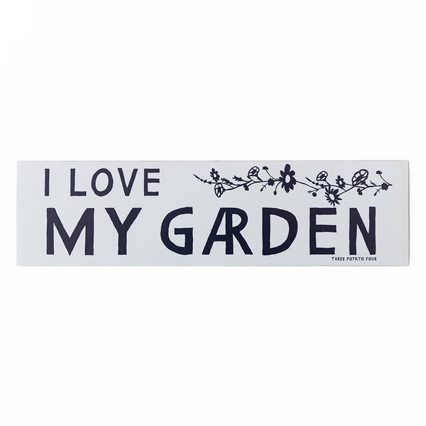 Bumper Magnet - I Love My Garden