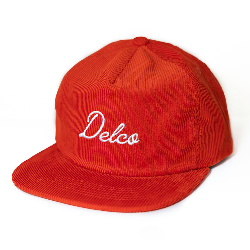Corduroy Hat - Delco (Red)