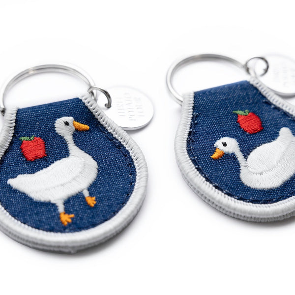 Patch Keychain- Cottage Goose