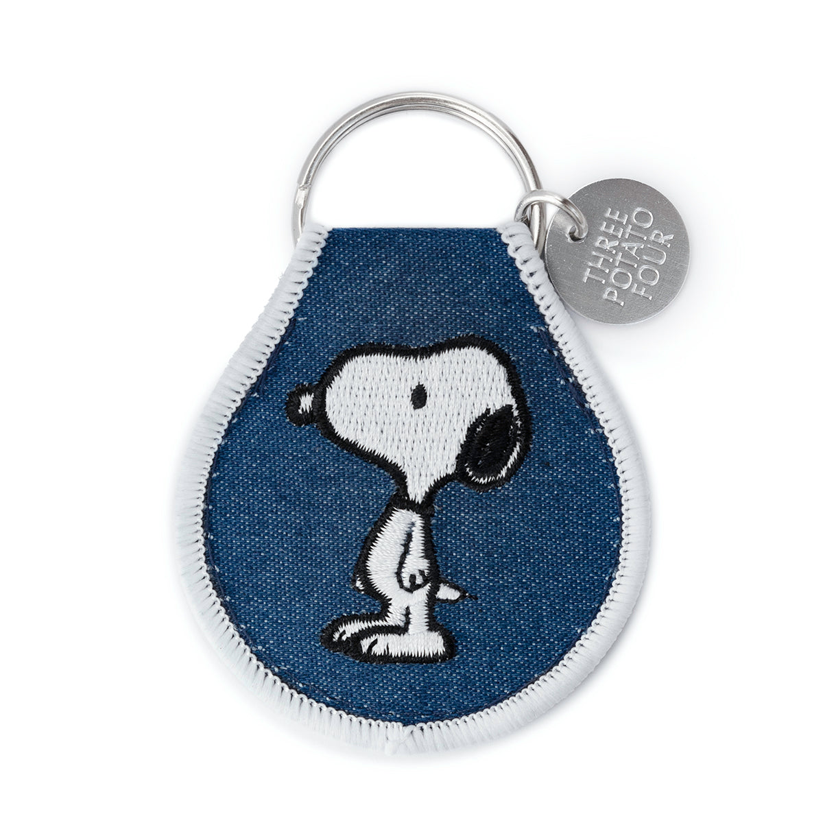 Three Potato Four x Peanuts® - Snoopy Classic Patch Keychain – THREE ...