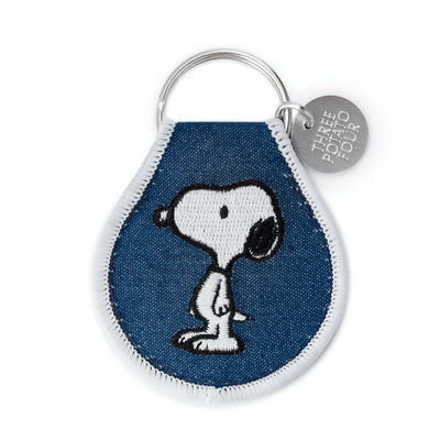 Three Potato Four x Peanuts® - Snoopy Classic Patch Keychain – THREE