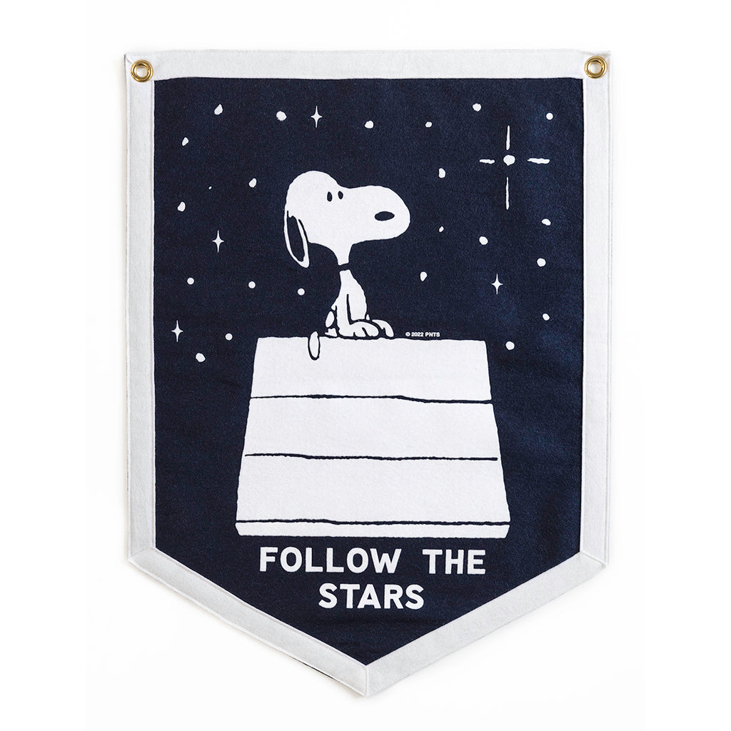 Three Potato Four x Peanuts® - Follow the Stars Wall Banner