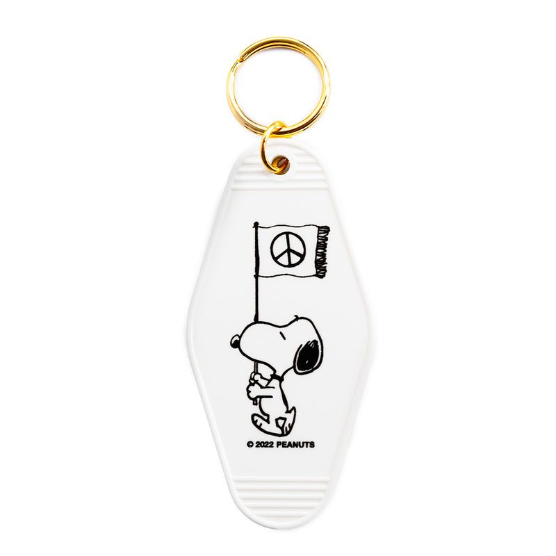Peanuts Japanese Kimono Metal Key Chain with 3 Pendants - Snoopy