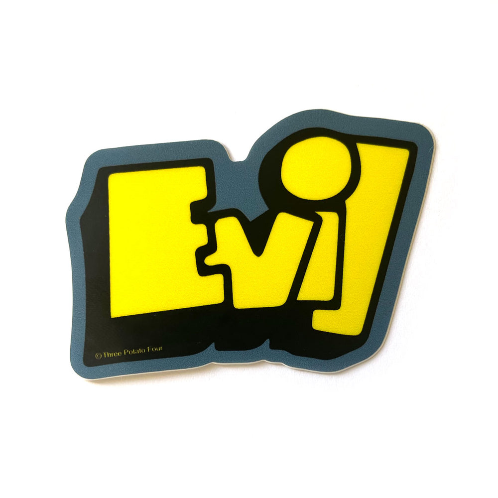 Sticker - Evil – THREE POTATO FOUR