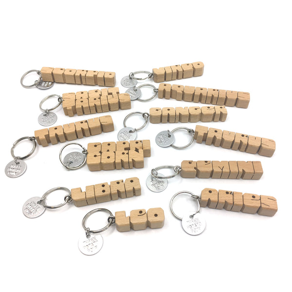 Wooden Keychain - Virgo