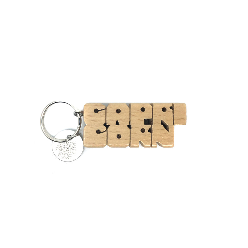 Wooden Keychain - Capricorn