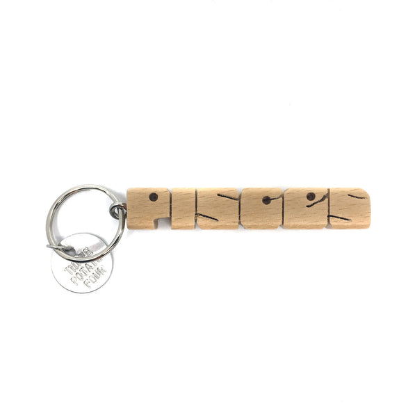 Wooden Keychain - Pisces