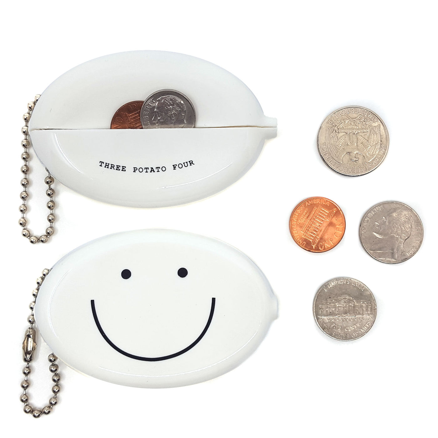 Smiley face coin purse on sale
